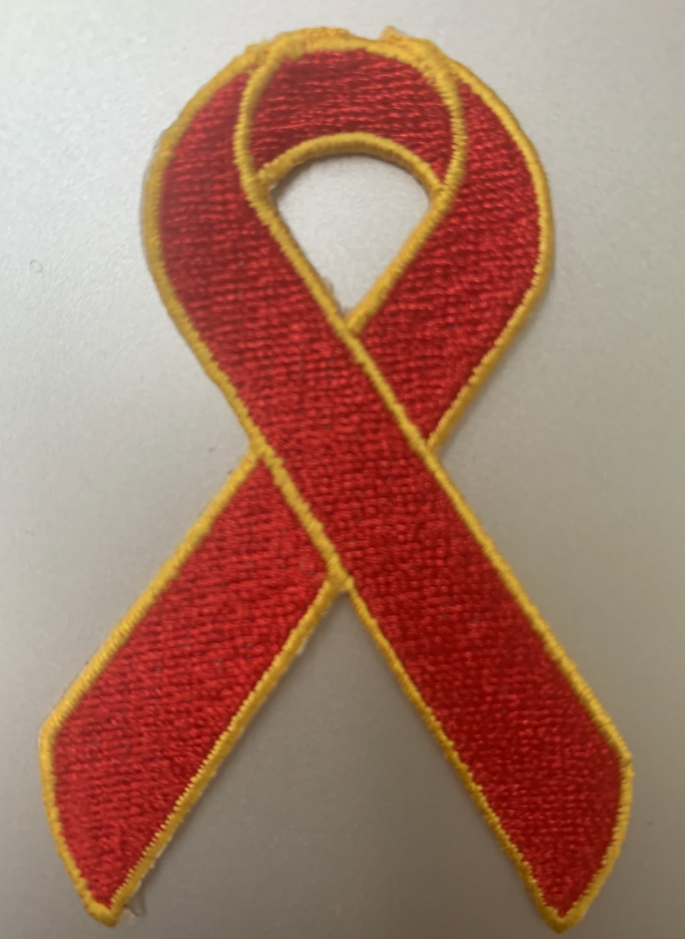 Ribbon - Red Gold Patch